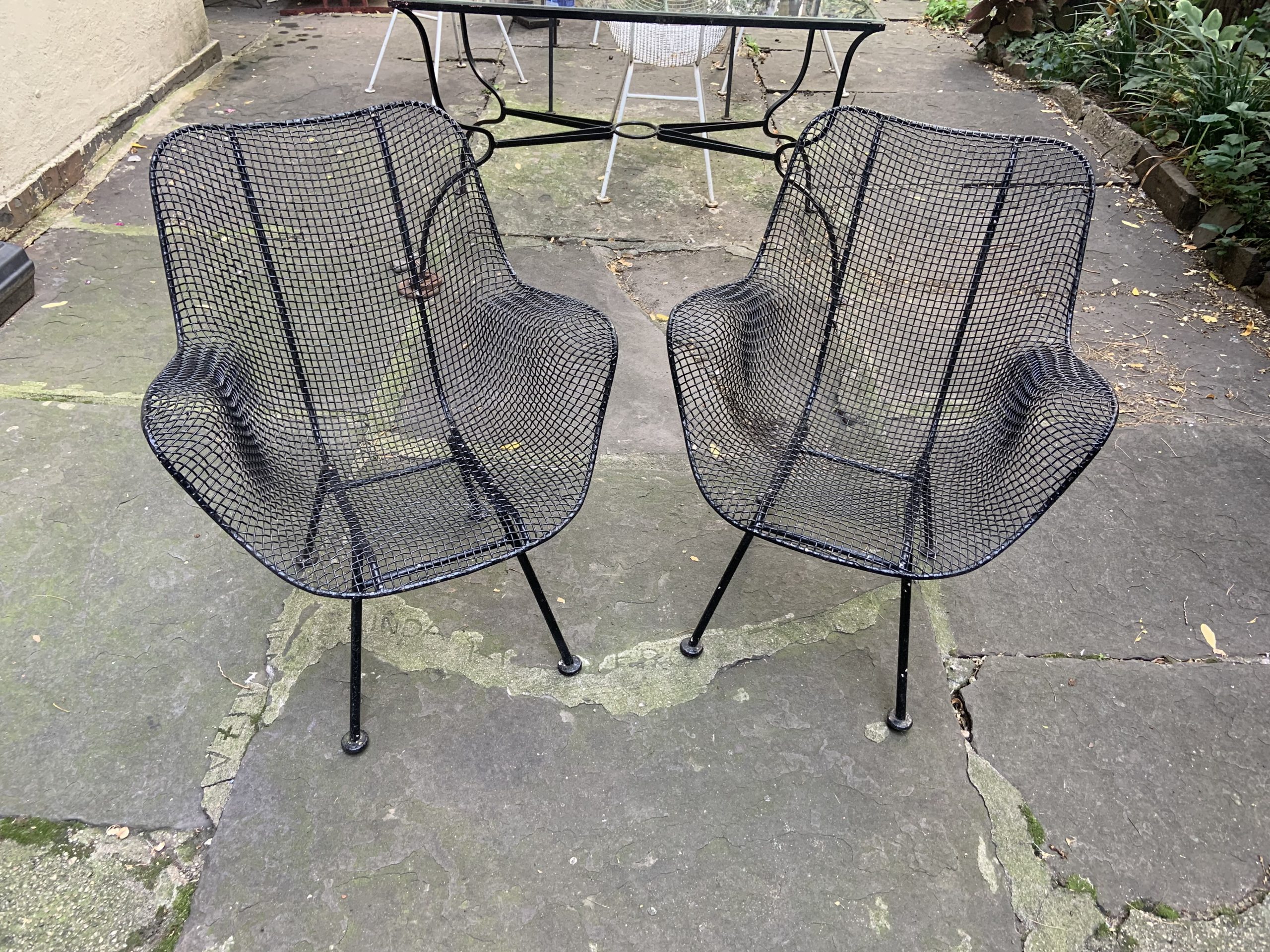 Pair of Sculptura Lounge Chairs by Russell Woodard