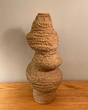 Large Studio Vase with Pinch Decor