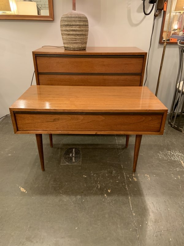 Single Drawer Table/Bench in Walnut