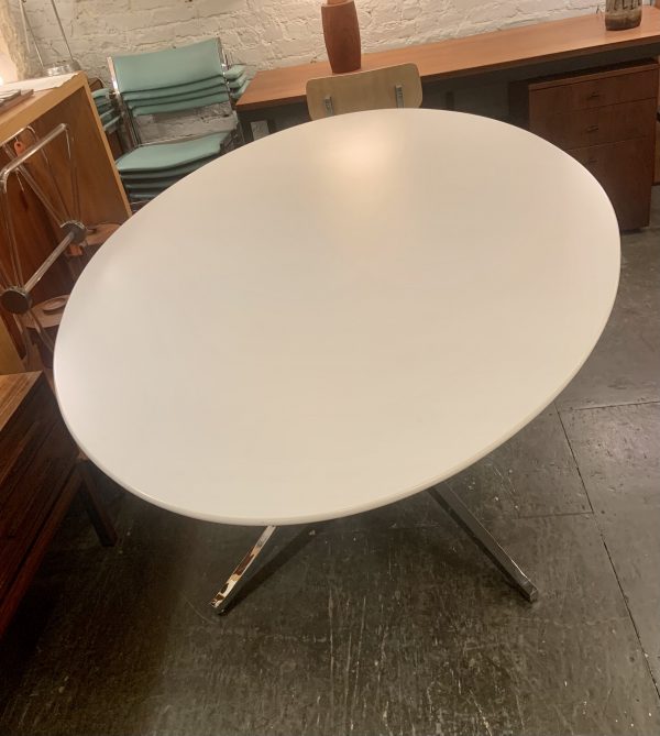 Florence Knoll Pedestal Base Desk/Dining Table