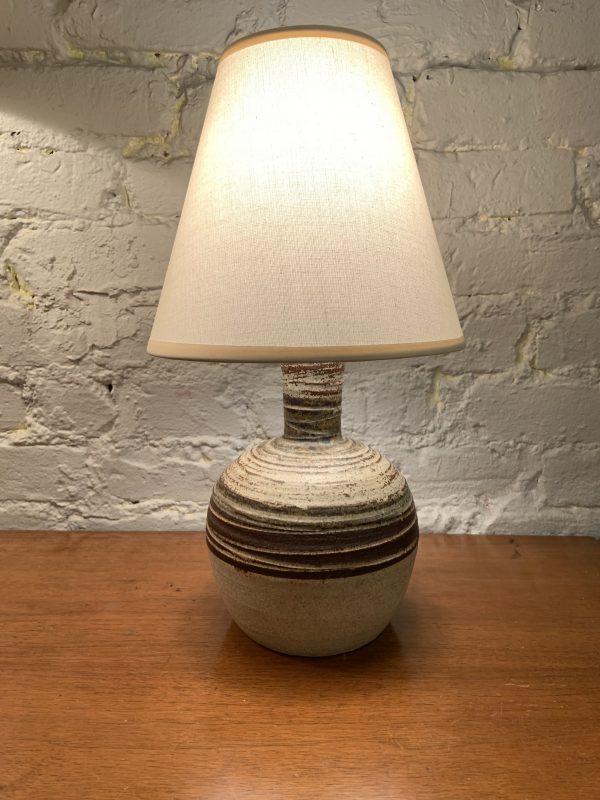 Studio Pottery Table Lamp by Tue Poulsen, Denmark