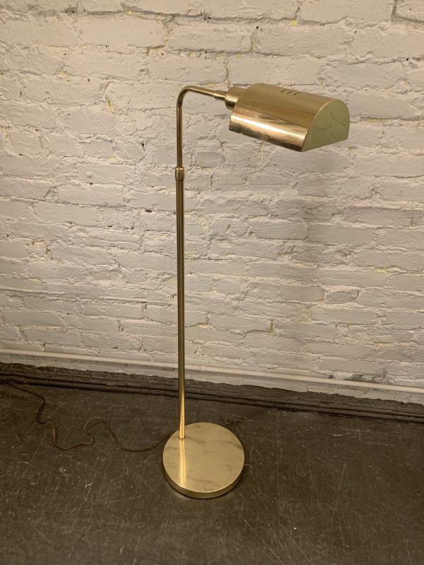 Brass Pharmacy Style Floor Lamp