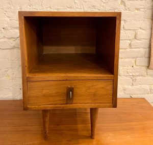Stanley Young Walnut Bedside Table for Glenn of California