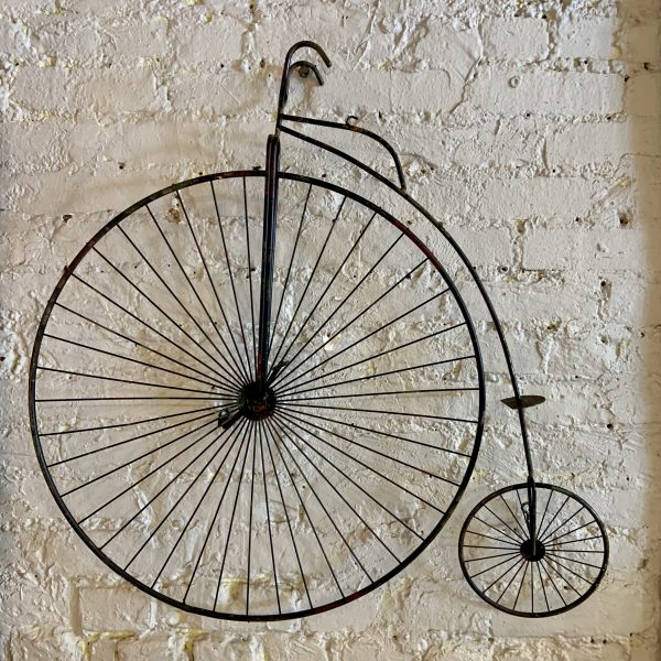 Penny Farthing Wall Sculpture by Cutis Jere
