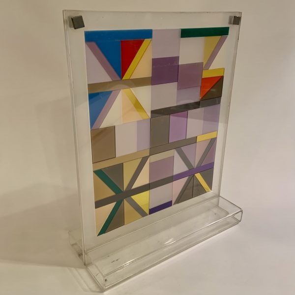 Geometric Puzzle Table Sculpture from the 1970s