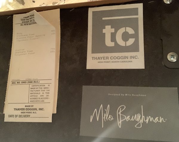 Milo Baughman Recliner 74 in Leather for Thayer Coggin