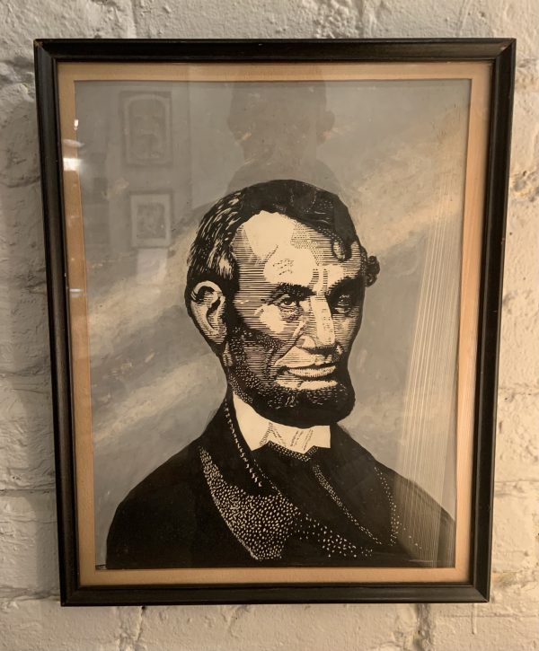 Hand Penned Portrait of Lincoln