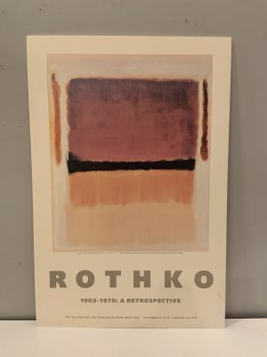 Mark Rothko 1978 Guggenheim Retrospective Poster