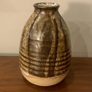 Tapered Ceramic Studio Pottery Vase by Joyce Rumpf