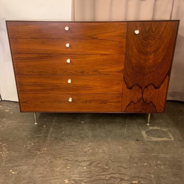 George Nelson Thin Edge Large Rosewood Dresser for Herman Miller