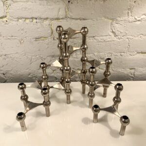 Nagel and Stoffi Stackable Sculptural Candleholders set of 11