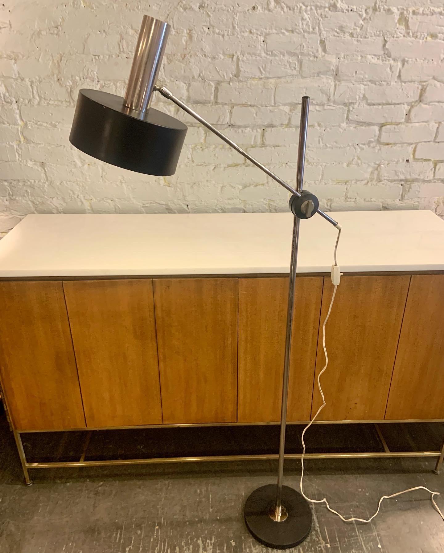 West German Modernist Floor Lamp