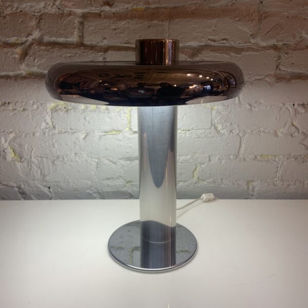 Polished Aluminum Table Lamp by Laurel Lamp
