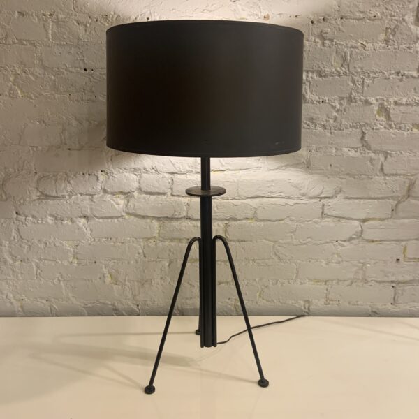 Wrought Iron Tripod Table Lamp