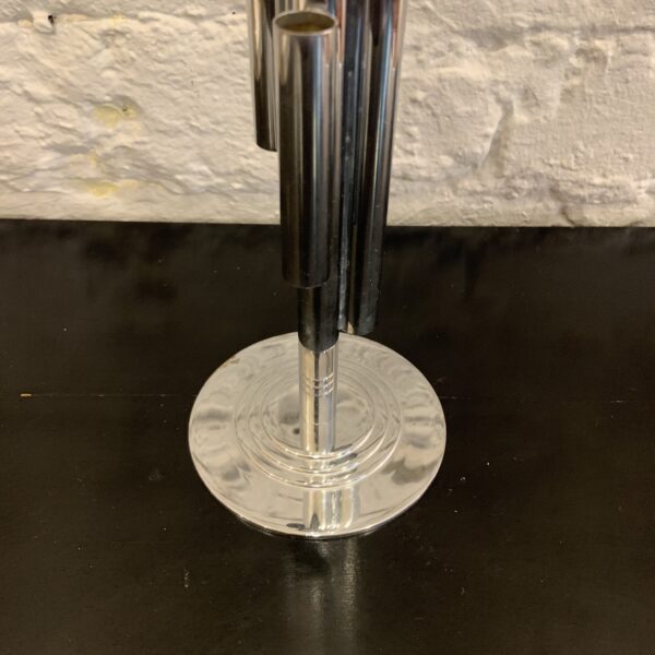 Art Deco Tubular Chrome Bud Vase by Ruth & William Gerth for Chase Co/1930s