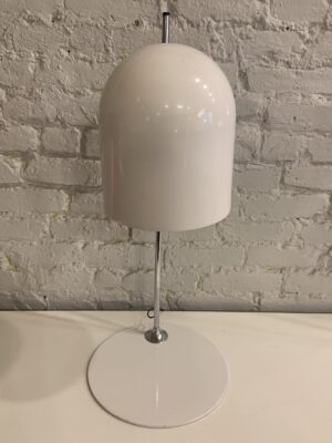 Robert Sonneman Chrome and Metal Capsule Table Lamp