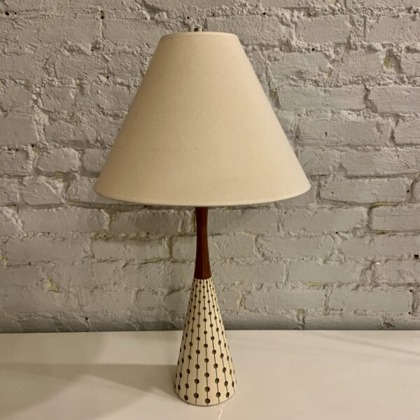 Frederick Weinberg Polka Dot Conical Table Lamp