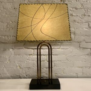 Brass Paper Clip Lamp from the 1950s