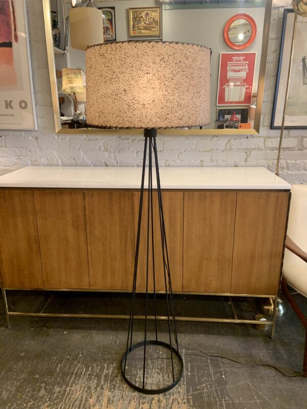 Wrought Iron Floor Lamp from the 1950s