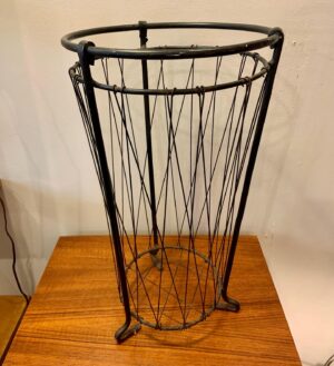 Metal and Wire Tall Basket