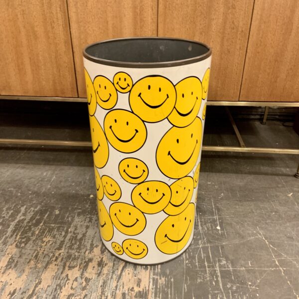 Smiley Face Metal Hamper