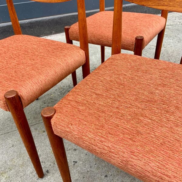 Teak Dining Chairs by Poul Volther for Frem Rojle, Denmark