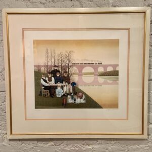 Framed, Signed Lithograph, Picnic, by Jan Balet, 221/300