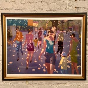 Framed, Signed Lithograph, Light Dancing Everywhere, by Michael Patterson