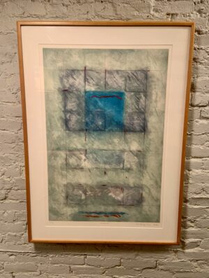 Framed, Signed/Numbered Lithograph, Terrain I, by Don Kellogg Cowan