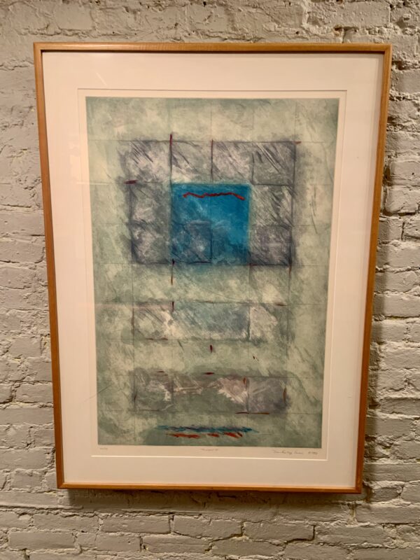 Framed, Signed/Numbered Lithograph, Terrain I, by Don Kellogg Cowan