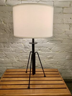 Bent Metal Tripod Table Lamp from the 1950s