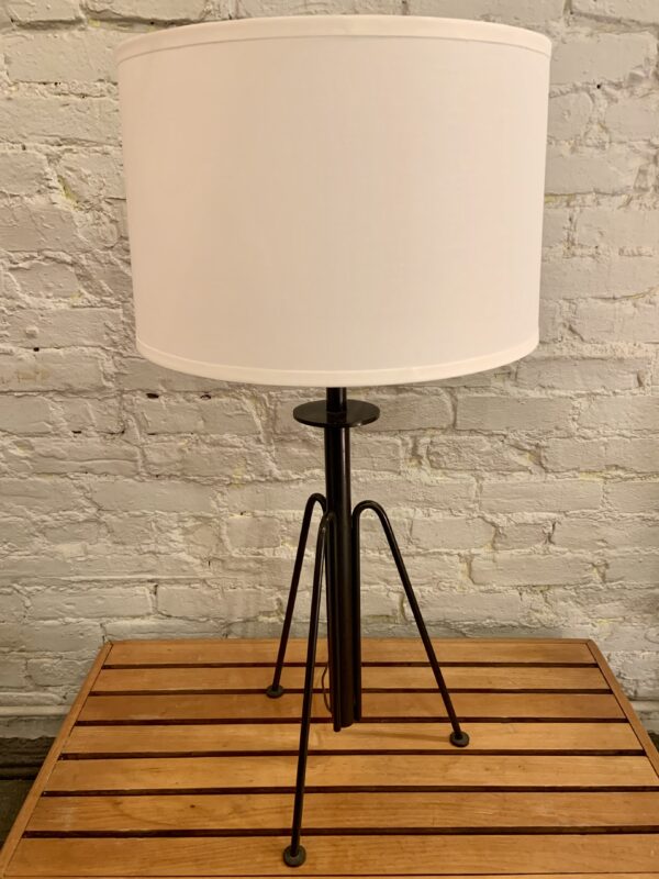 Bent Metal Tripod Table Lamp from the 1950s
