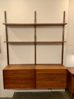 Poul Cadovius 2 Bay Royal Wall System in Walnut