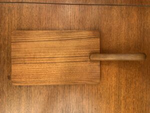 Solid Teak Serving Tray with Handle by ESA Denmark