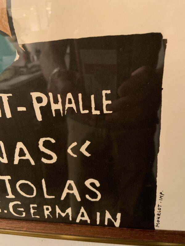 Framed Niki De Saint-Phalle Poster for Galerie A Iolas, 1965