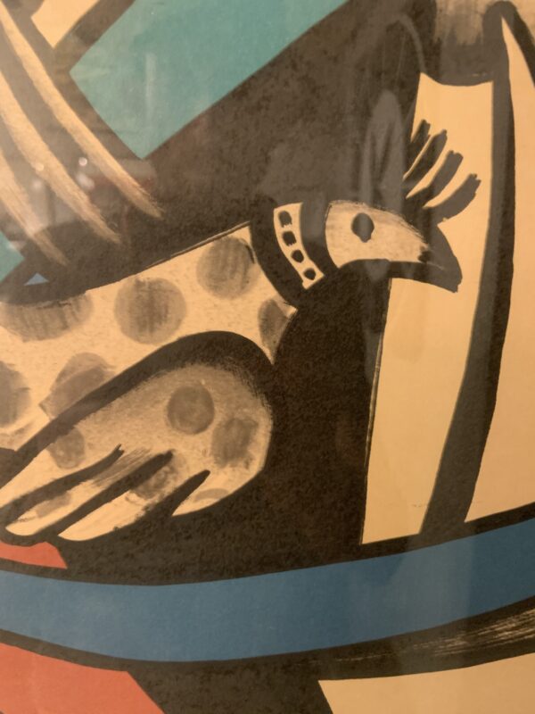Framed Fernand Léger Musée des Arts Decoratifs Lithographic Poster, 1956