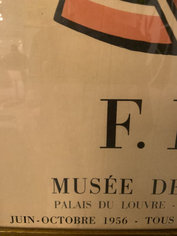 Framed Fernand Léger Musée des Arts Decoratifs Lithographic Poster, 1956
