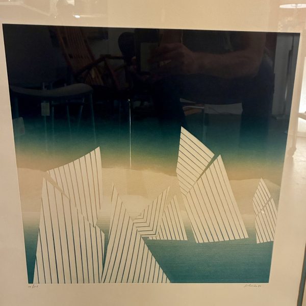 Framed Aquatint Etching by Jen Solombre, ca 1980