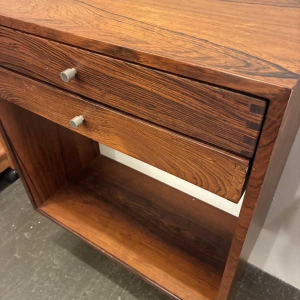 Pair of Wall Mounted Rosewood Nightstands by Kai Kristiansen