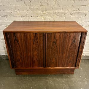 Tambour sliding door cabinet by Kai Kristiansen