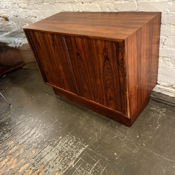 Tambour sliding door cabinet by Kai Kristiansen