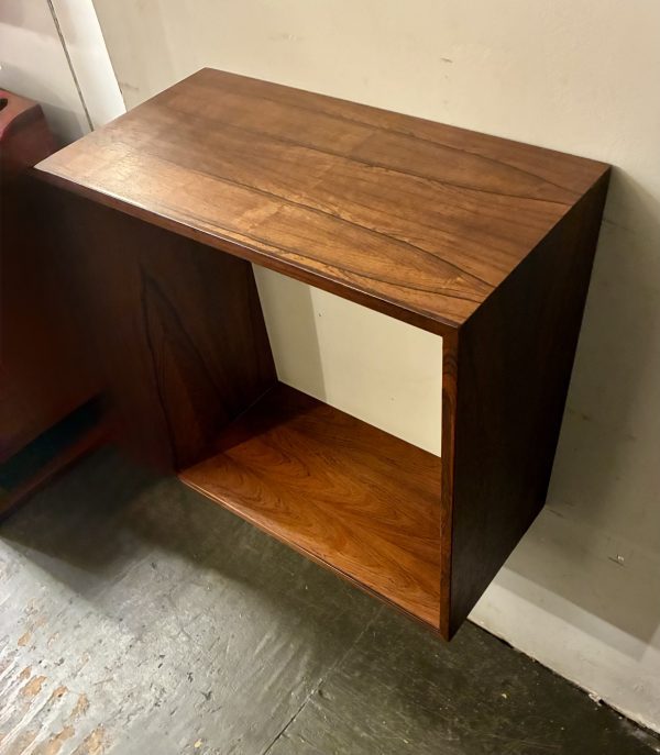 Brazilian Rosewood Wall Mounted Open Cabinet by Kai Kristiansen