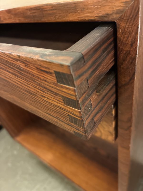 Pair of Wall Mounted Rosewood Nightstands by Kai Kristiansen