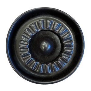 Sculptural Black Ashtray by David Gil, Bennington Pottery