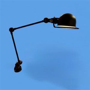Industrial Clamp Lamp by Jean Louis Domecq for Jielde, France