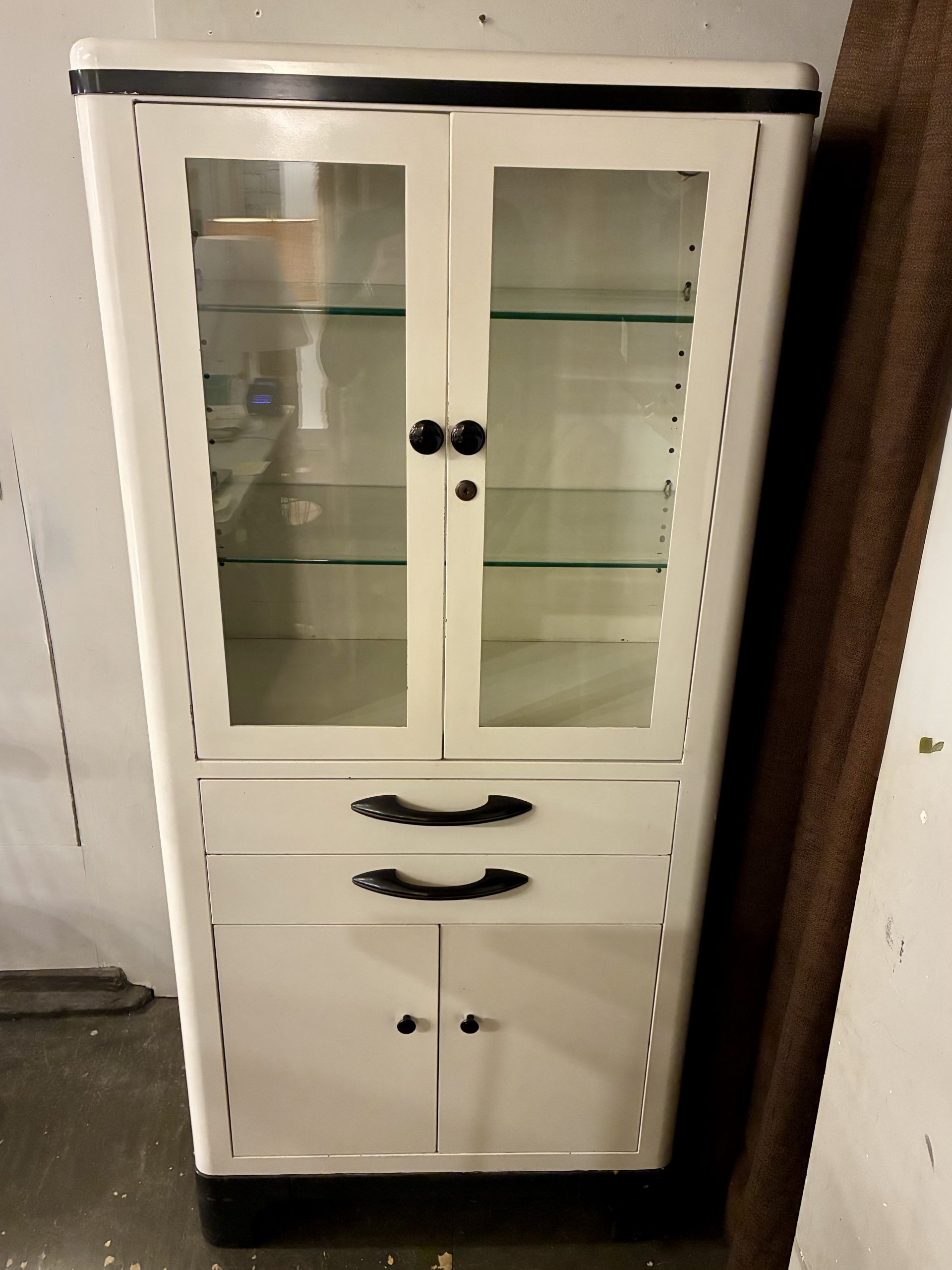 Lighted Medical Cabinet from the 1950s by Hamilton