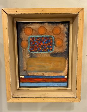 Paul Kohn Wood, Paper, Watercolor, Acrylic & Cardboard Painting, 1975