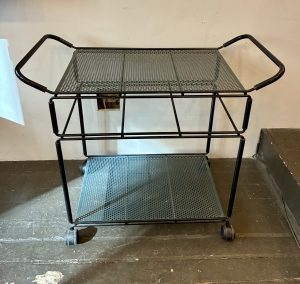 KRI Perforated Metal Serving Cart by Niels Gammelgaard