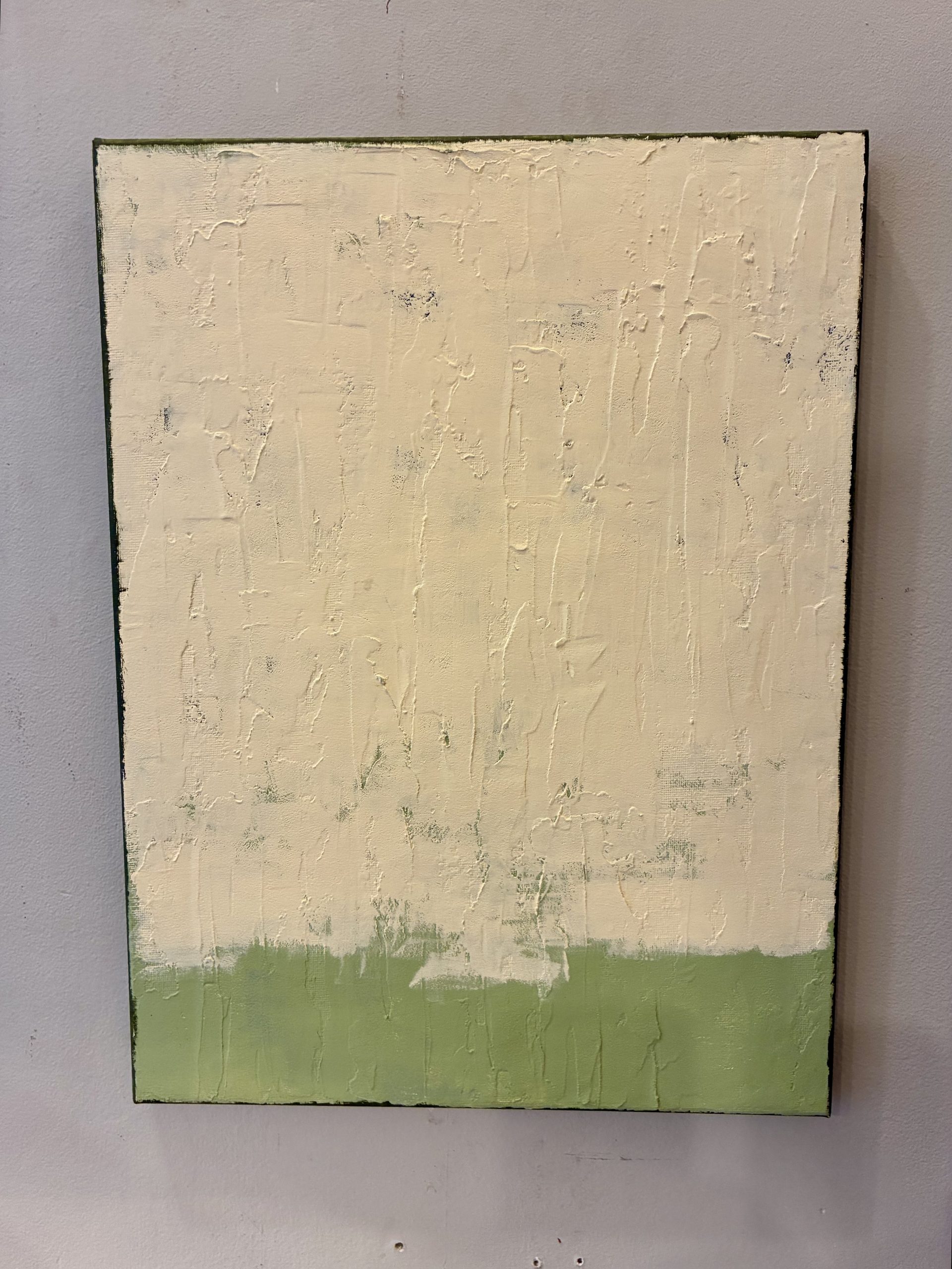 Highly Textural Abstract Expressionist Painting, Grass