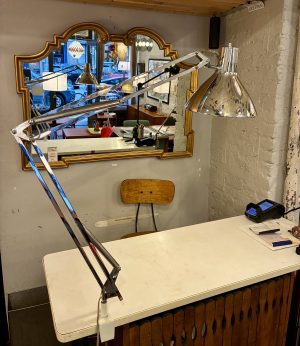 Chrome Luxo Articulating Lamp